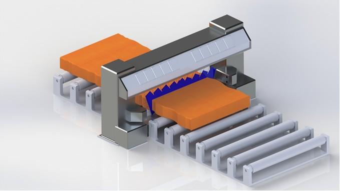 Slab & plate dimensions measuring system