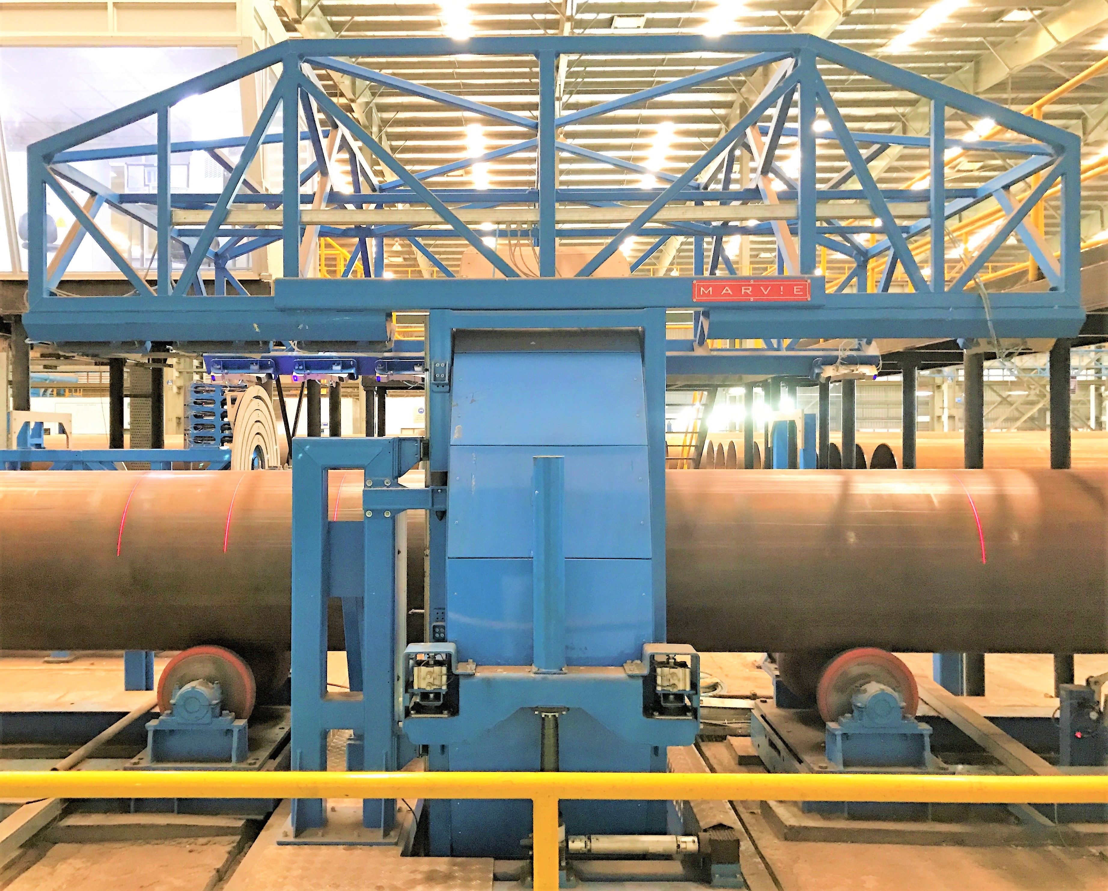 Контроль формы тела трубы