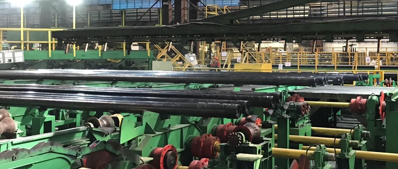 Установка видеоконтроля длины труб